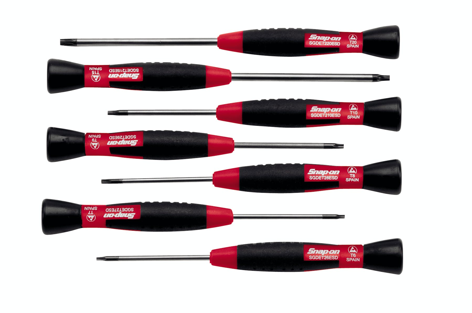 7 pc Electronic Miniature TORX® Screwdriver Set | SGDET70ESD 7 pc Electronic Miniature TORX® Screwdriver Set | SGDET70ESD